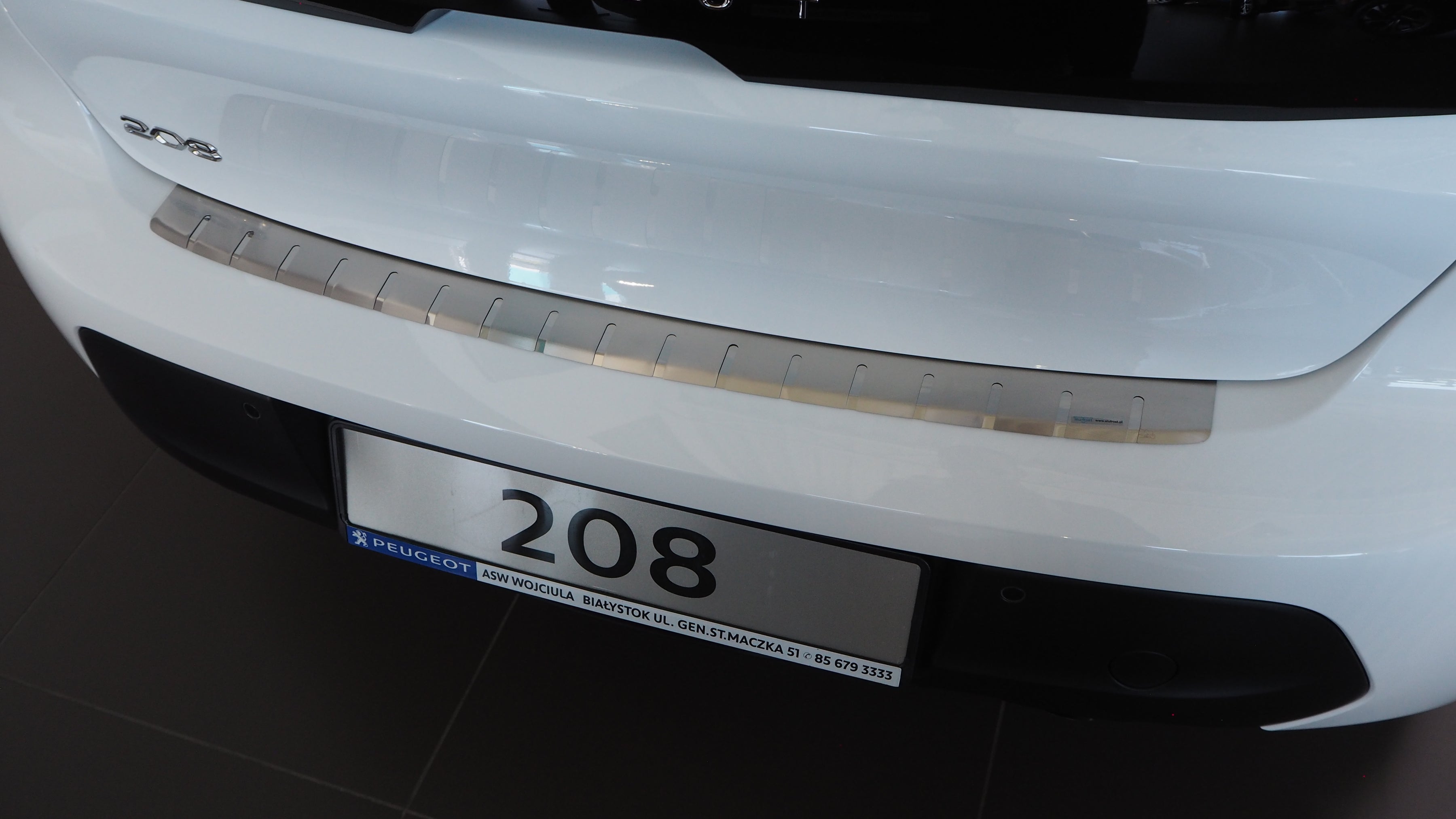 Lastskydd Peugeot 208 2019+ – rostfritt stål