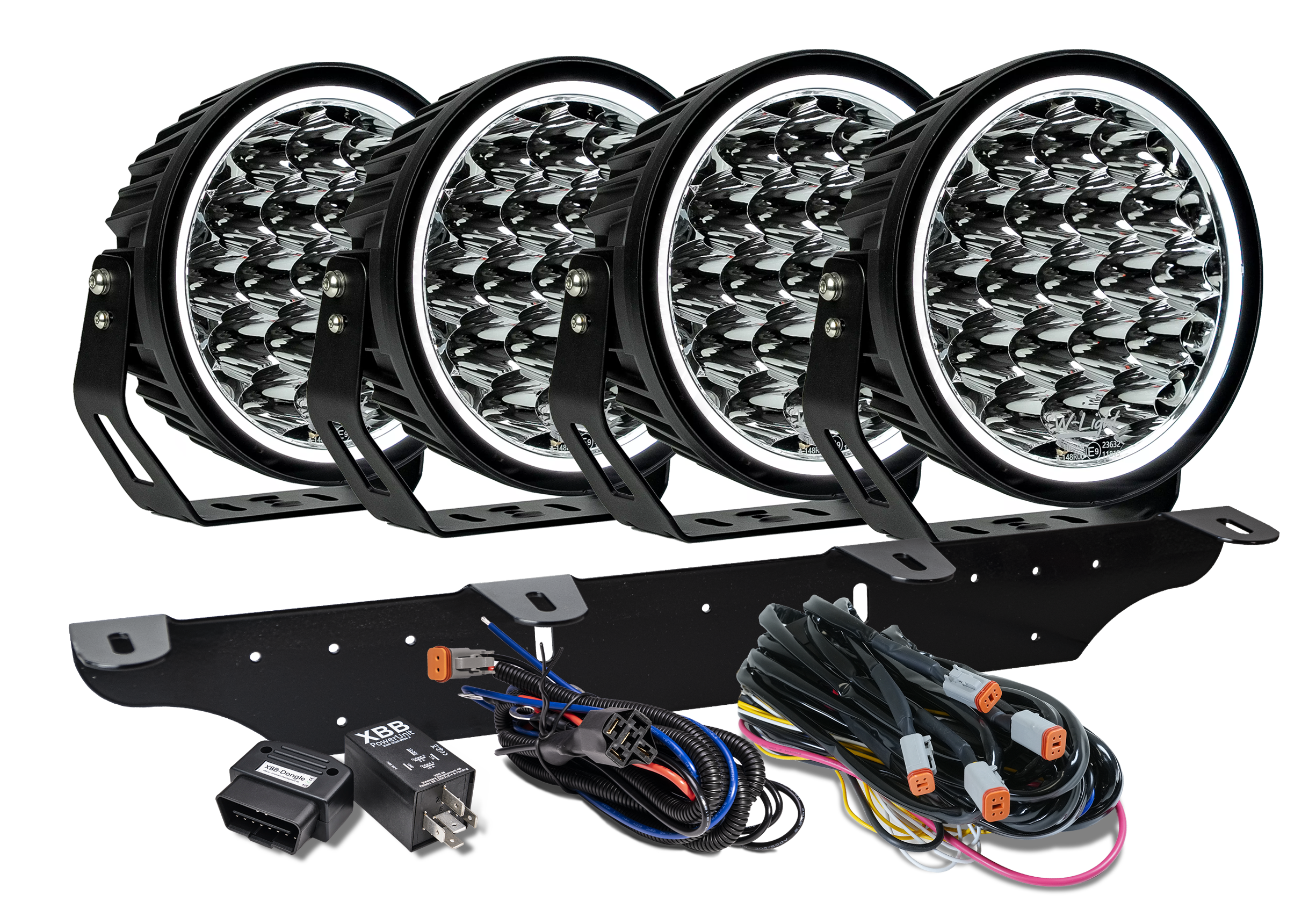W – Light XTREME W9 RAD4 – produktbillede forfra | W-Light