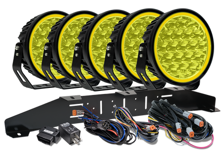 produktbillede fra forsiden viser W – Light XTREME W9 RAD5 – Gul – W-Light