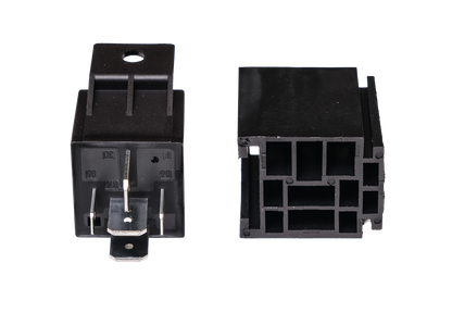 Relæ 80A/60A – 24V – 5 – PIN – 5 – skiftende ben – produkt set fra siden | Carlevel
