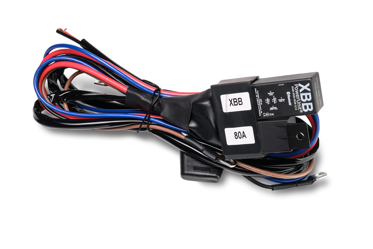 Luxtar Master & Slave x4 + XBB PowerUnit & Dongel – närbild detaljer | XBB