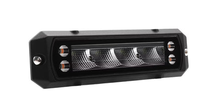 sidebillede, der viser profil og design af Worker lys Worker 32 Flash 40W flash lys IP69K - Razor Sverige - Razor Sverige