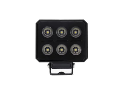 nærbillede af detaljer og materialer af Worker Pro 6 LED 108W IP69K arbejdslys – Razor Sweden – Razor Sweden