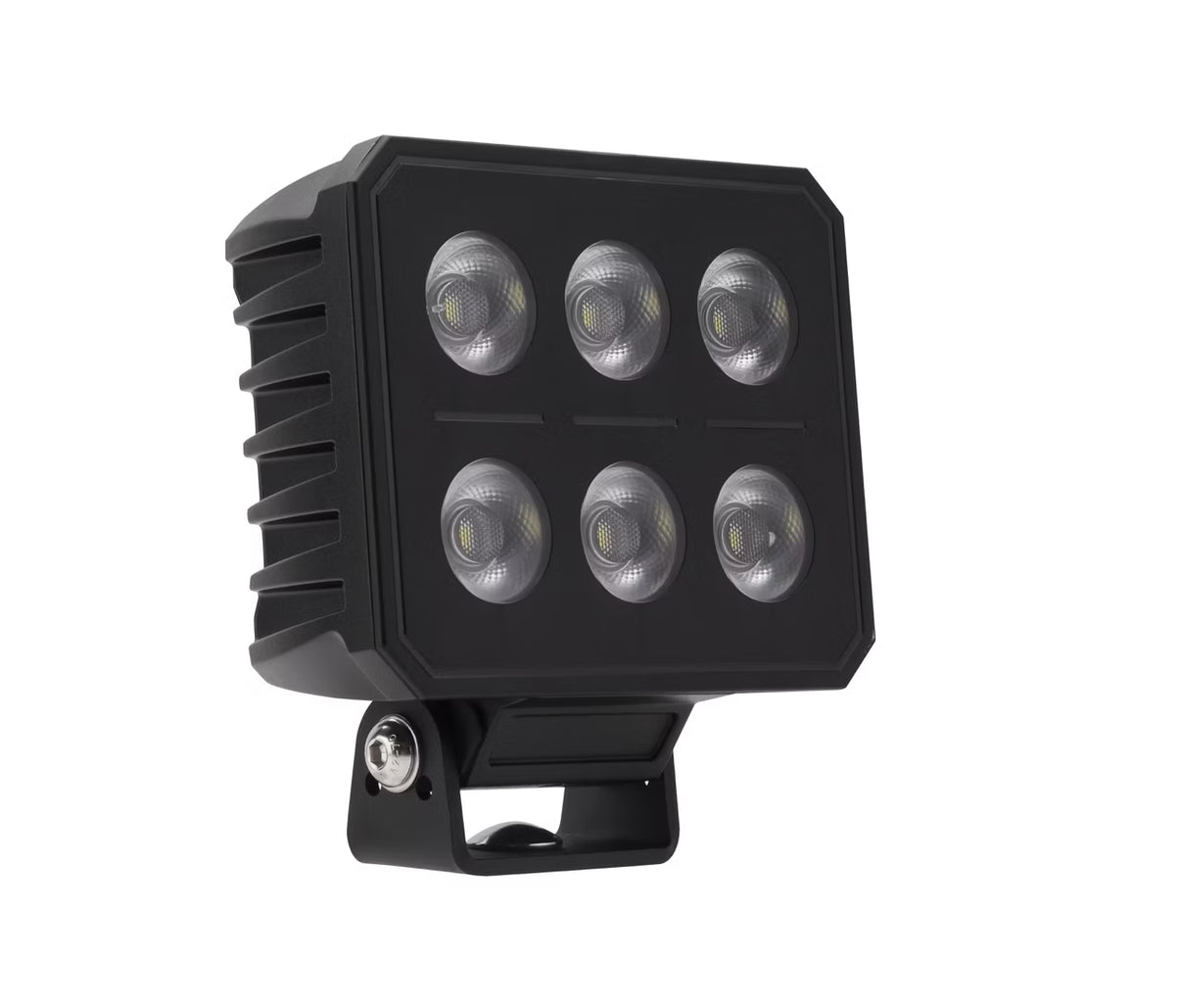 produktbillede forfra, der viser Arbejdslys Worker Pro 6 LED 108W IP69K – Razor Sverige – Razor Sverige