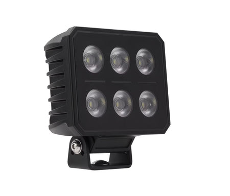 produktbillede forfra, der viser Arbejdslys Worker Pro 6 LED 108W IP69K – Razor Sverige – Razor Sverige