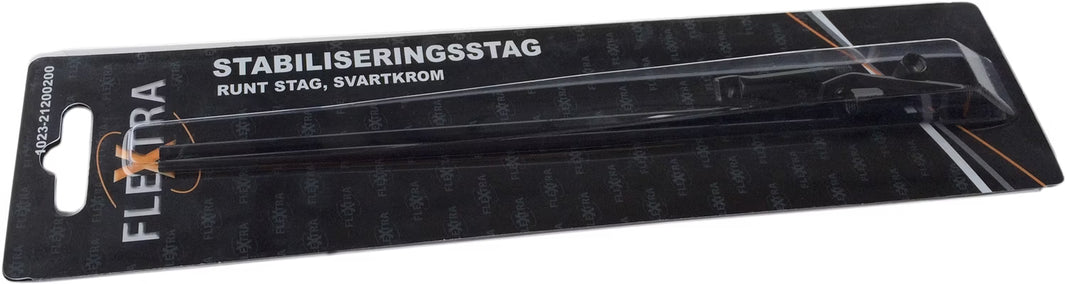 Ekstra lette stænger Rund Sort - 2-pak, 280 mm