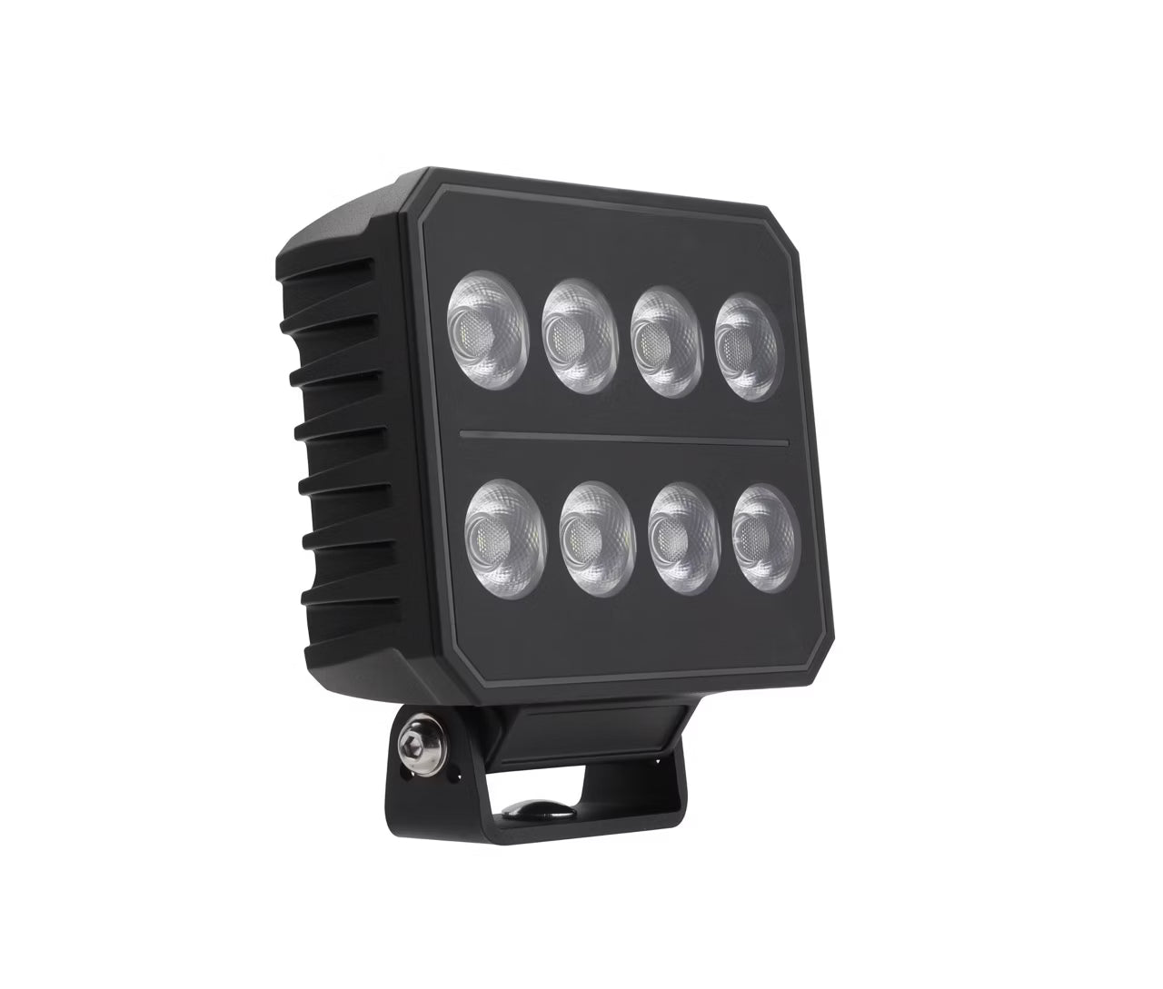 produktbillede forfra, der viser Arbejdslys Worker Pro 8 LED 144W IP69K – Razor Sweden – Razor Sweden