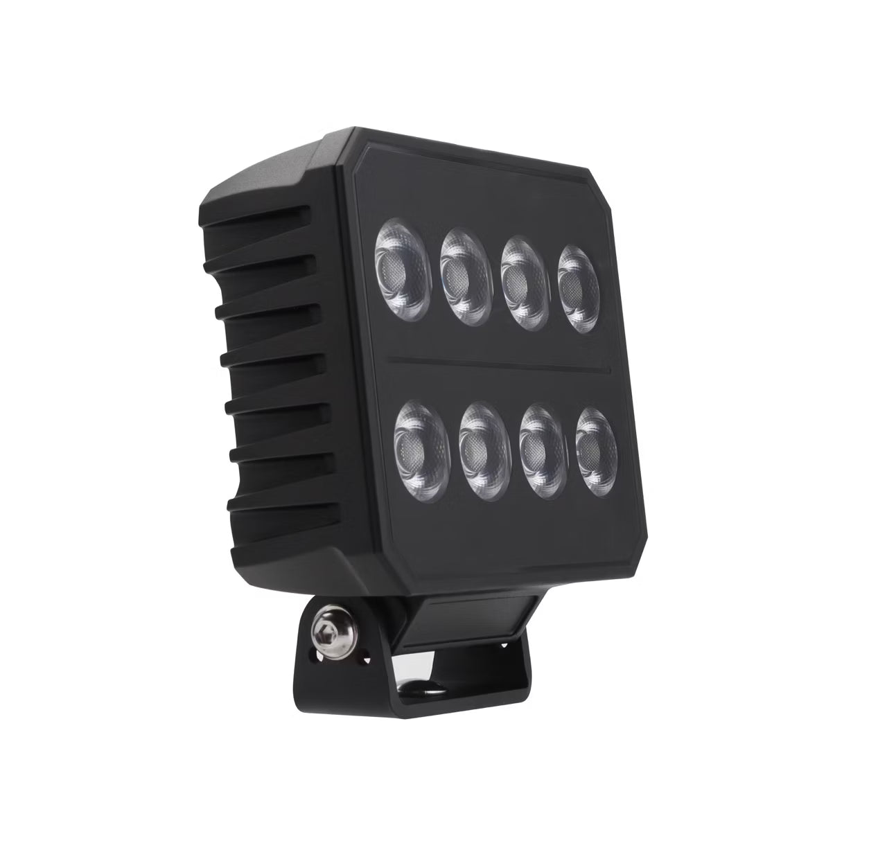 nærbillede af detaljer og materialer af Worker Pro 8 LED 144W IP69K arbejdslys – Razor Sweden – Razor Sweden
