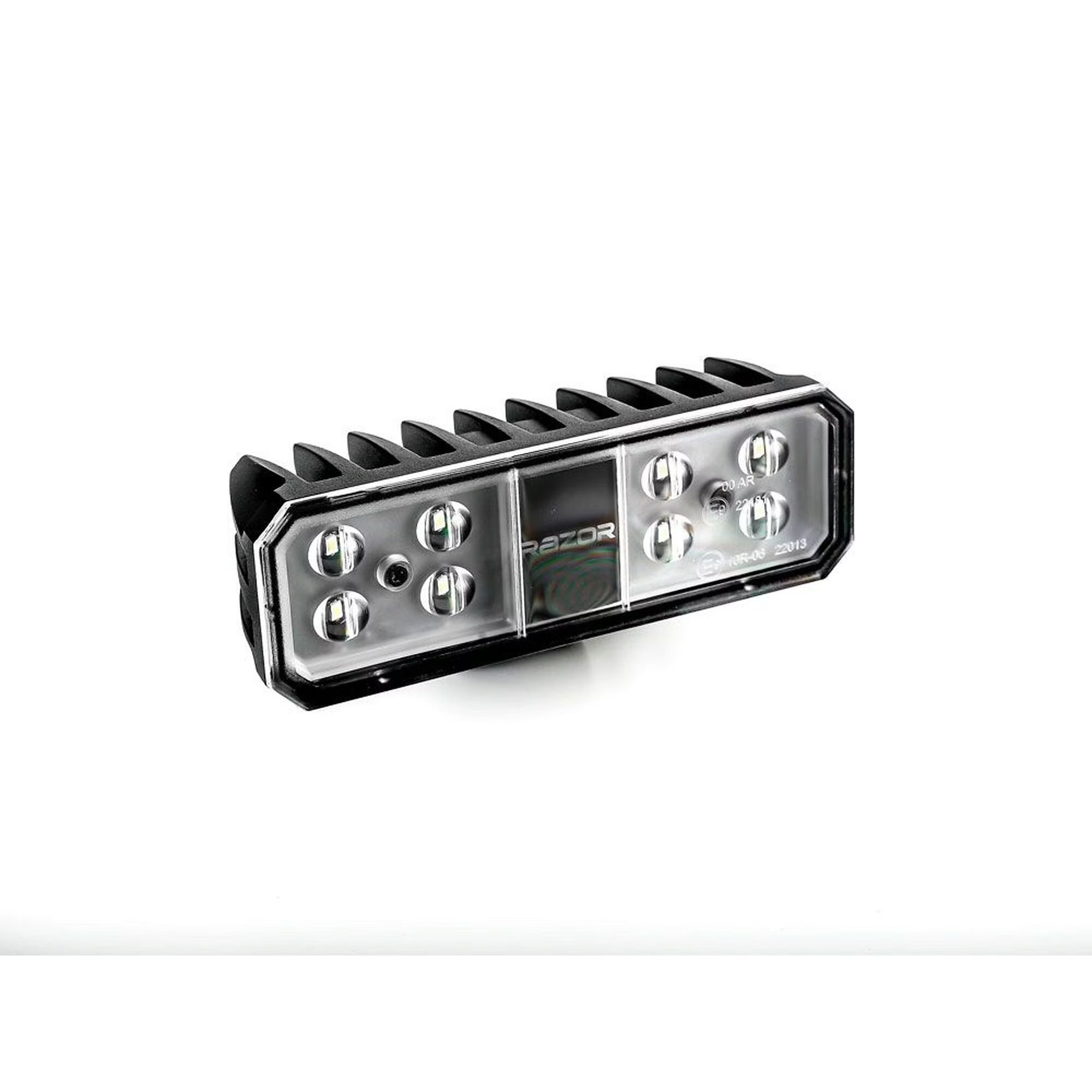nærbillede af detaljer og materialer af Work light Razor Workers 24W E-mærket IP68 – Baklys & arbejdslys – Carlevel