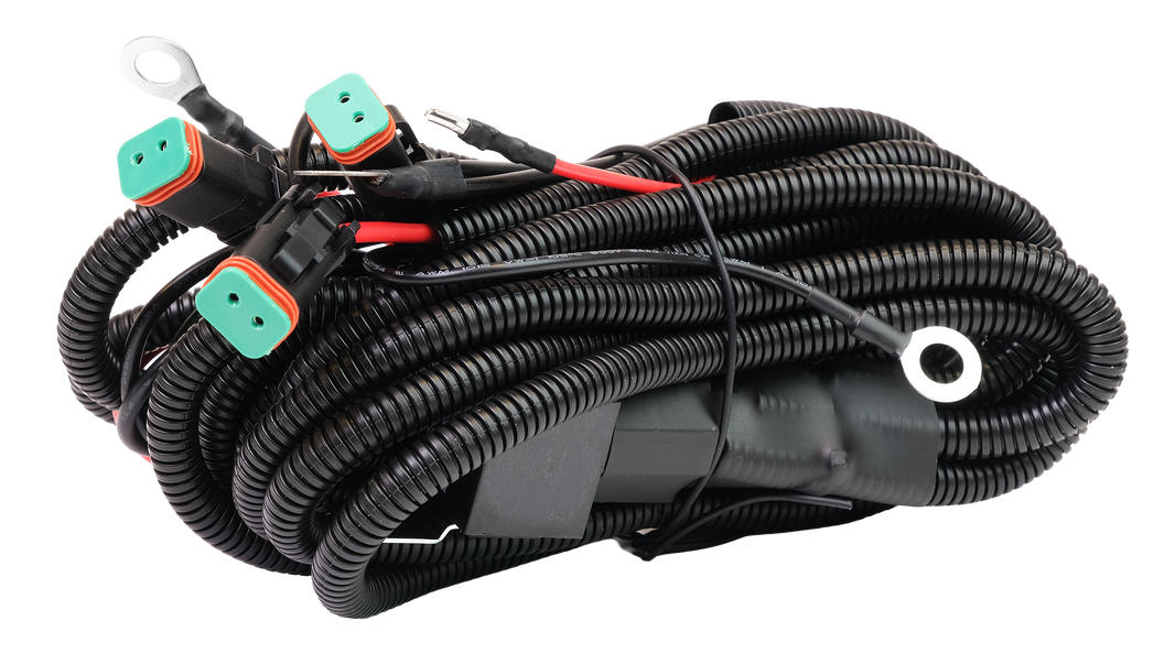 Reläkabelsats 3st Extraljus 12V – DT 60A – produktbild framifrån | Xenonkungen