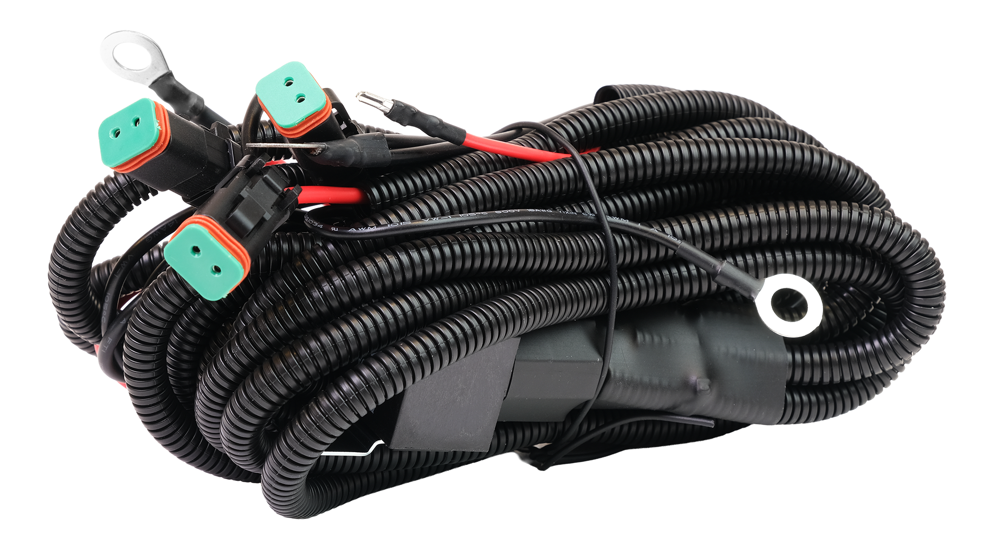 Reläkabelsats 3st Extraljus 12V – DT 60A – produktbild framifrån | Xenonkungen