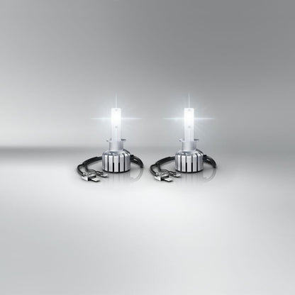 närbild på detaljer och material av LEDriving HLT BRIGHT H1 – 24V – OSRAM