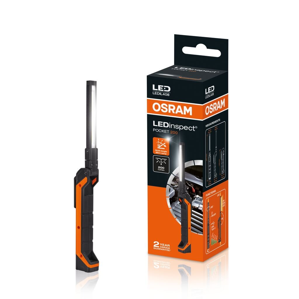 produktbild 25 av OSRAM INSPECTION LAMP – Black/Orange – OSRAM