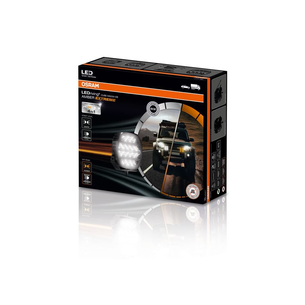 Osram LEDriving CUBE MX230 – CB AMBER EXTREME – 9" – produktbild 15 | OSRAM