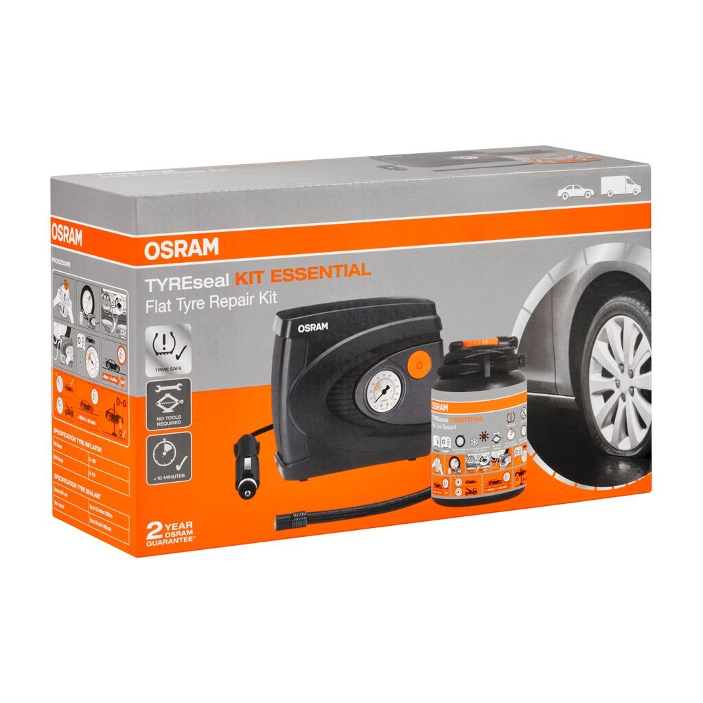 OSRAM Tyreseal Kit Essential – måttspecifikation | OSRAM