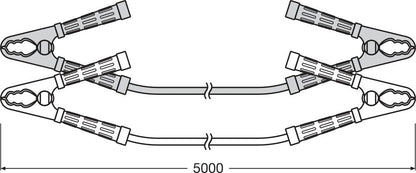 förpackning och medföljande tillbehör till OSRAM STARTERcable 1500A (BAG) – OSRAM