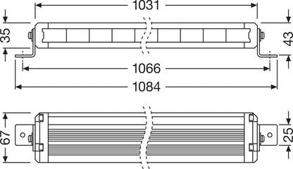 produktbild 11 av LEDriving LIGHTBAR FX1000 – CB SM – OSRAM