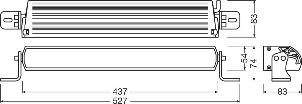 alternativ vinkel på OSRAM Lightbar FX500 – SP SM GEN 2 – OSRAM
