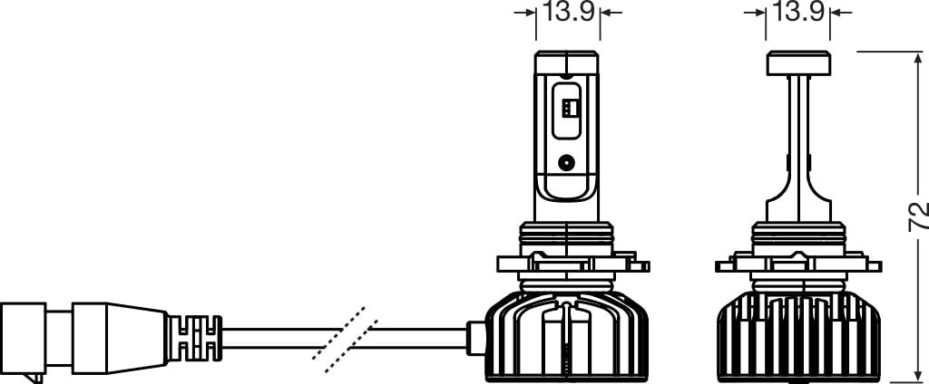 OSRAM NIGHT BREAKER LED SMART – H10 – förpackning och innehåll | OSRAM