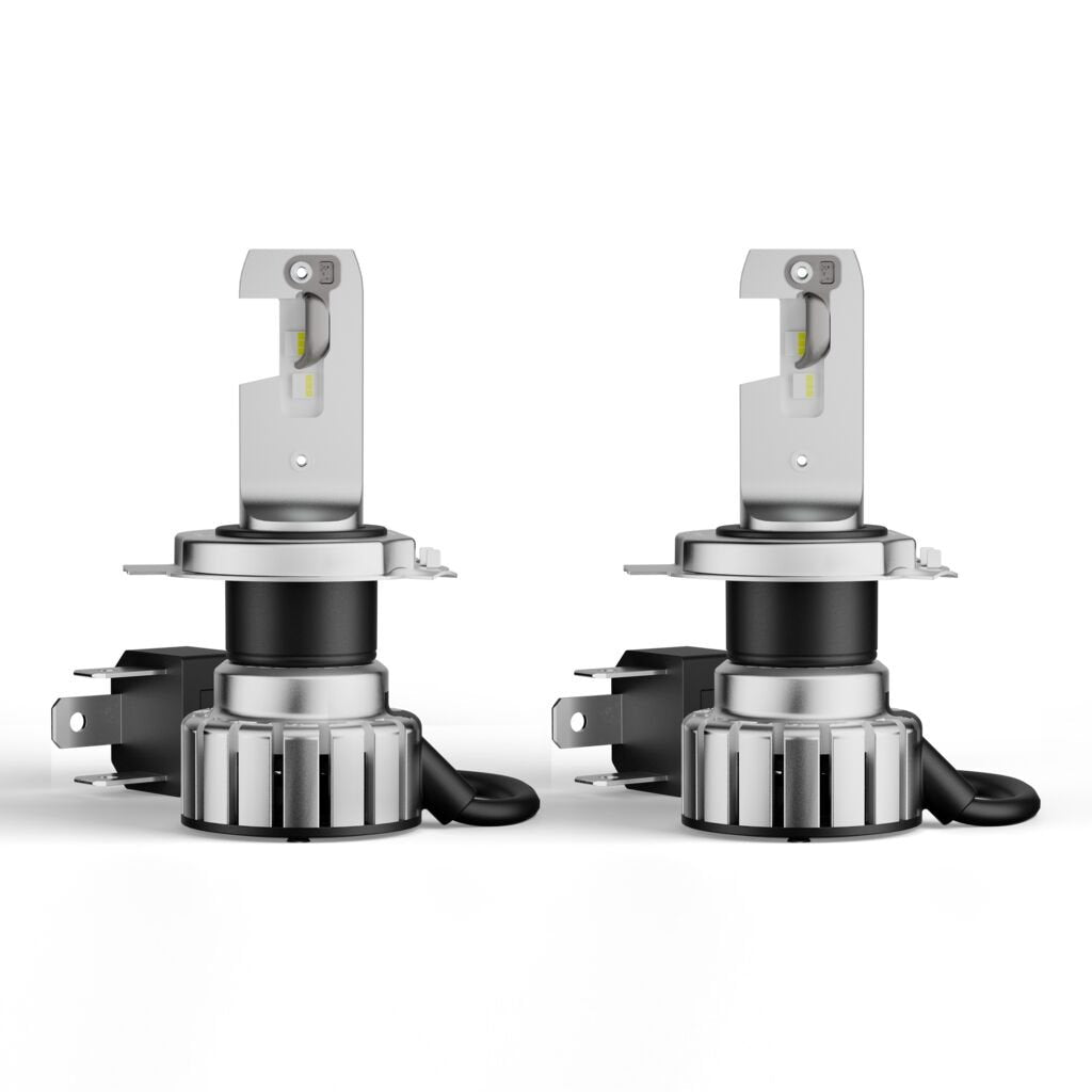 förpackning och medföljande tillbehör till NIGHT BREAKER LED VINTAGE H4 – Street Legal – OSRAM