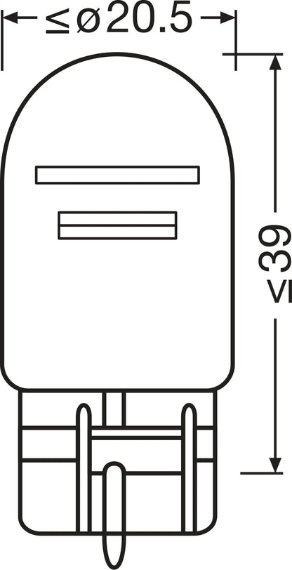 OSRAM ORIGINAL – WEDGE BASE – W21/5W – 2 – PACK – i användning | OSRAM