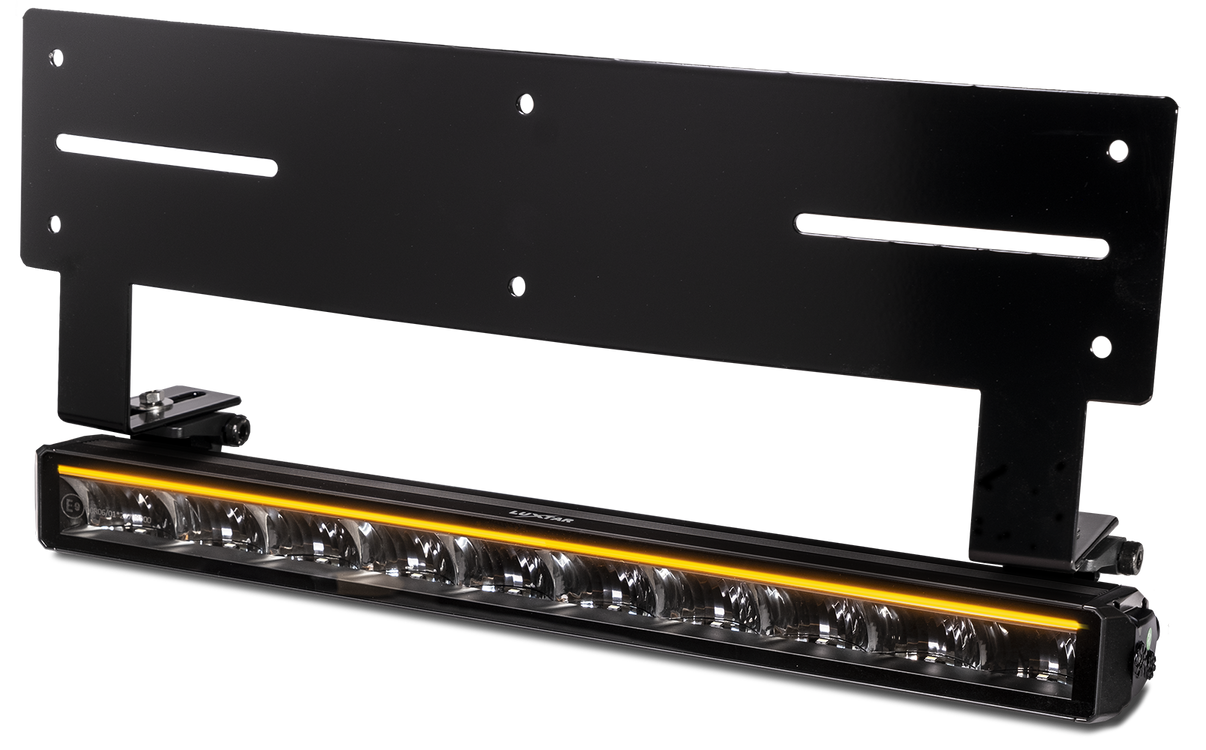 Extraljusfäste till Tesla LEDramp – Infällnadsfäste vit – måttspecifikation | TESLA