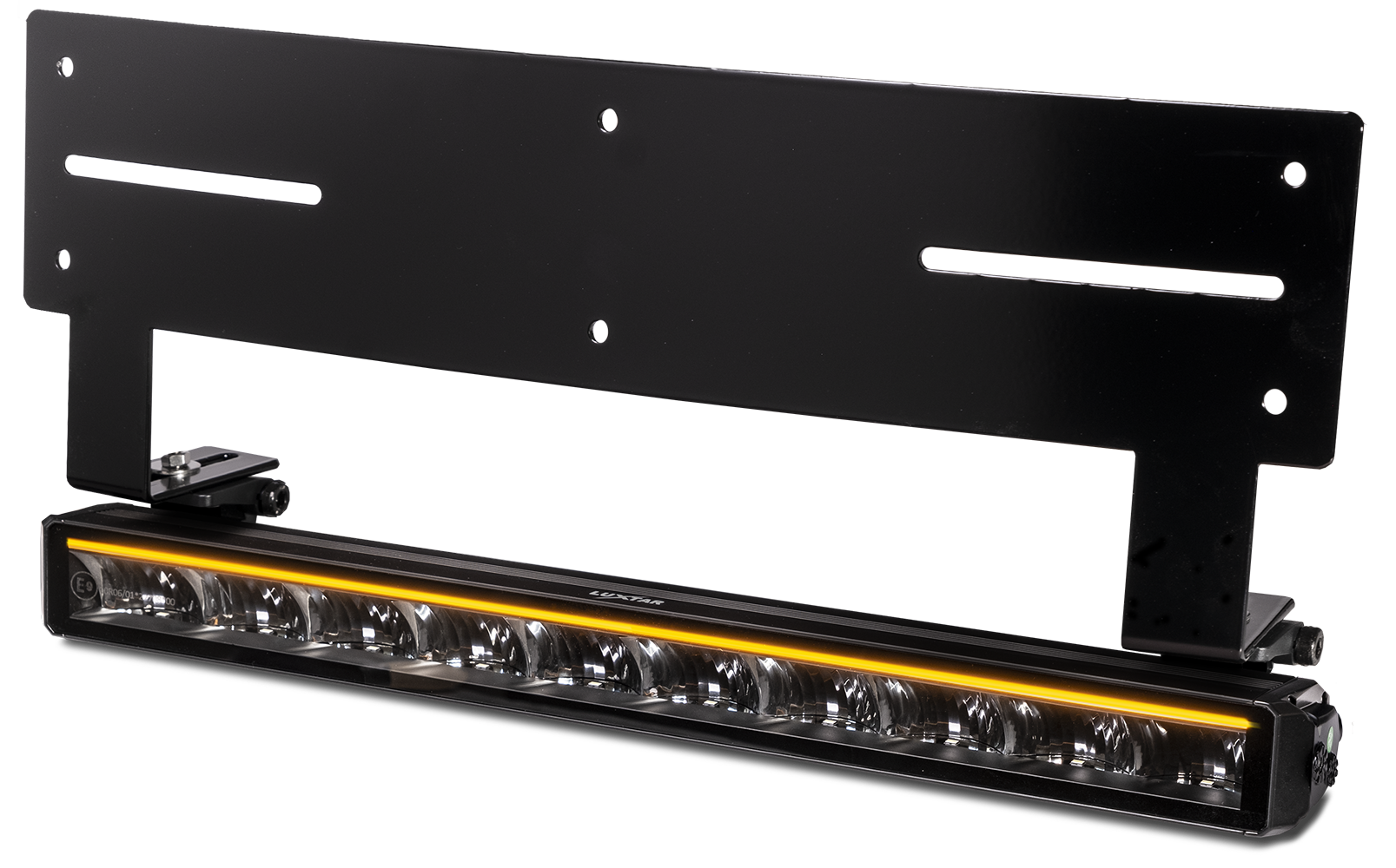 Extraljusfäste till Tesla LEDramp – Infällnadsfäste vit – måttspecifikation | TESLA