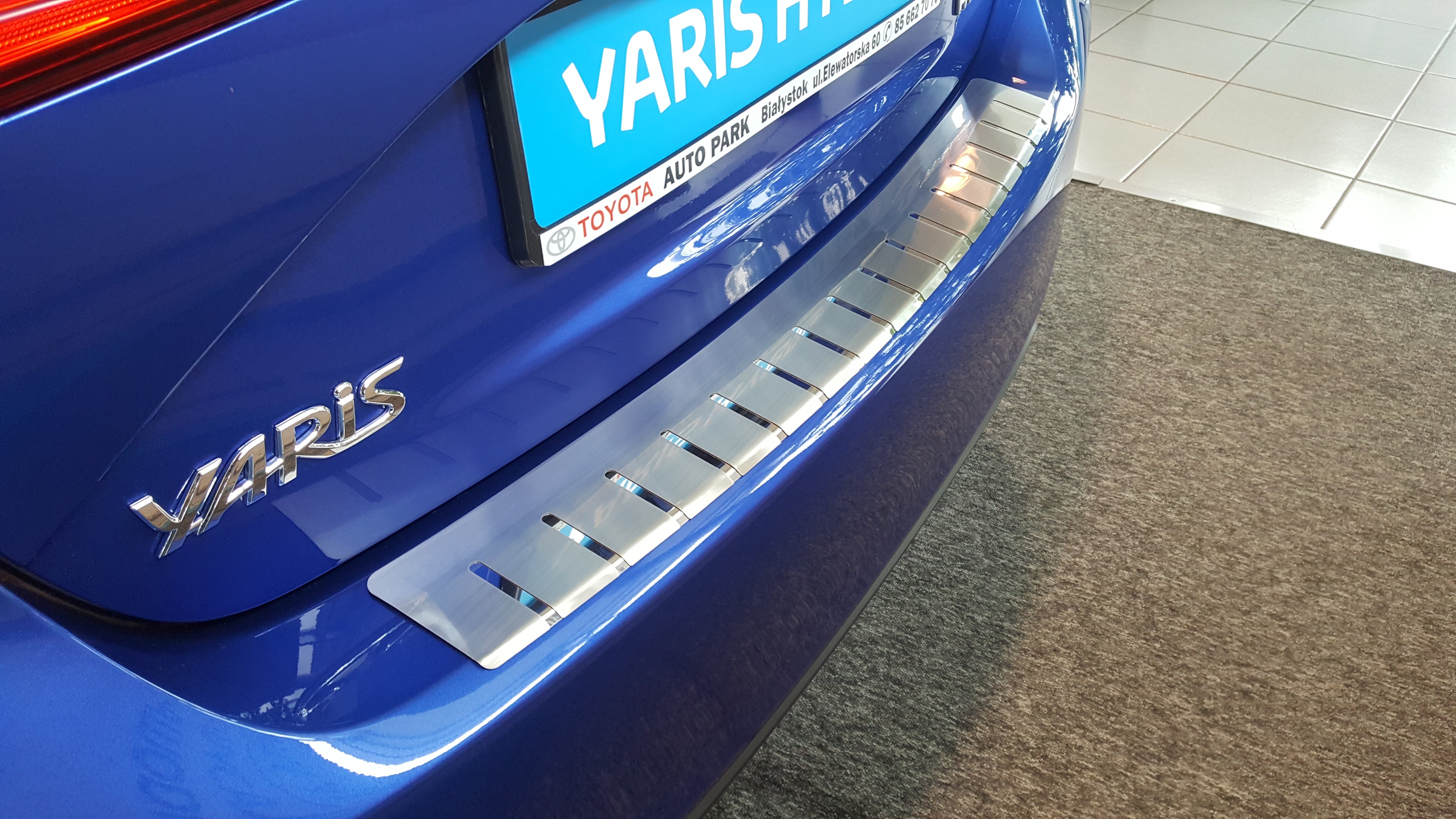 Lastskydd Toyota Yaris III 5D 2014–2017 – rostfritt stål