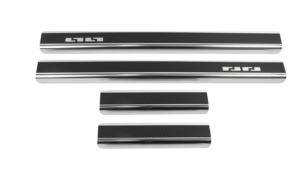 Tröskelskydd till Volkswagen ID.4 2020+ – Kolfiber-look