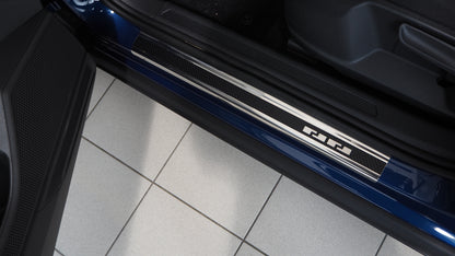 Tröskelskydd till Volkswagen T-Cross 2019–2023 – Kolfiber-look