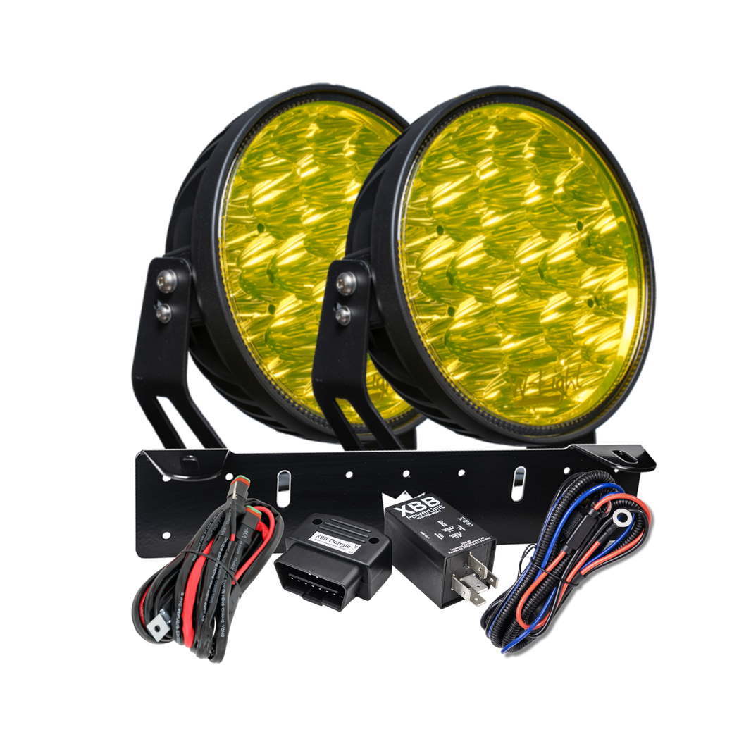 W – Light Phoenix W9 DARK RAD2 – Gul – produktbillede set forfra | W-Light