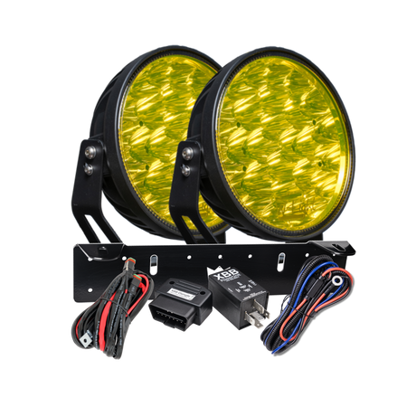 W – Light Phoenix W9 DARK RAD2 – Gul – produktbillede set forfra | W-Light
