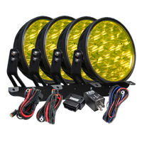 W – Light Phoenix W9 DARK RAD4 – Gul – produktbillede set forfra | W-Light