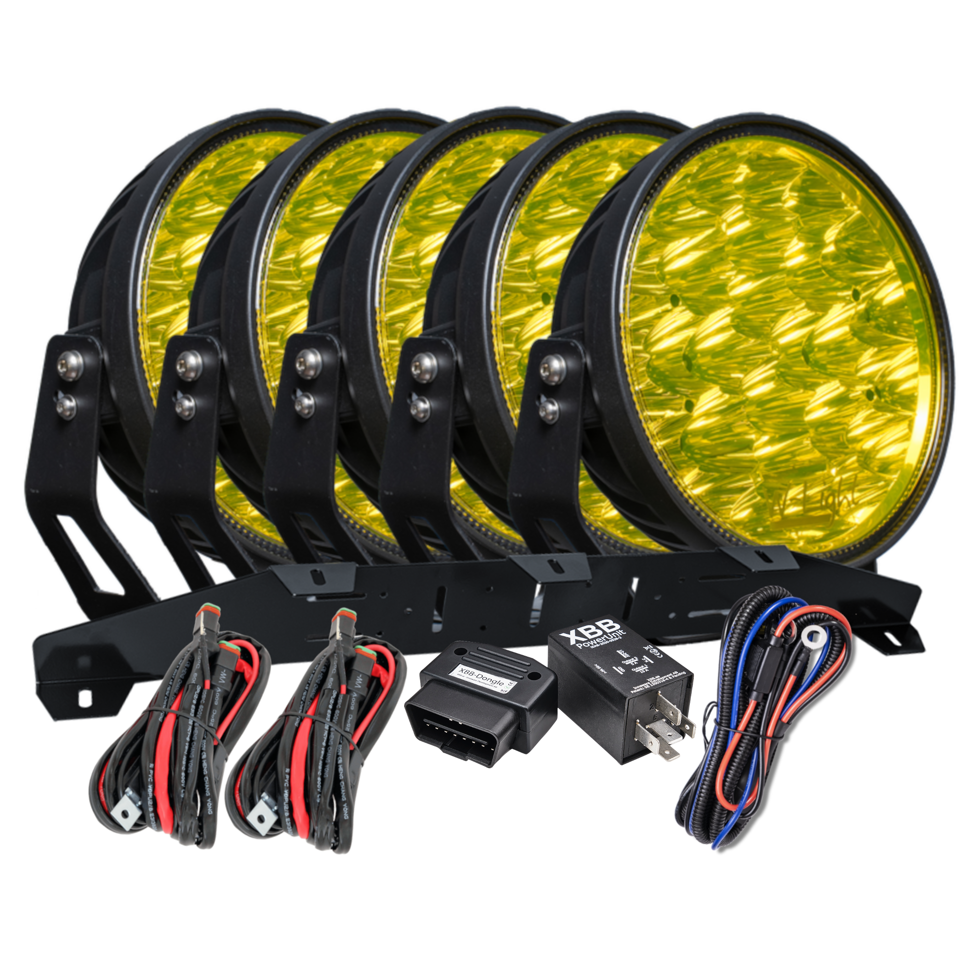 produktbillede fra forsiden viser W – Light Phoenix W9 DARK RAD5 – Gul – W-Light