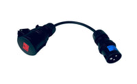 Adapter CEE 1-faset 16A han til CEE 3-faset 16A hun 16A - Evconnect - Køretøjstilbehør fra Evconnect