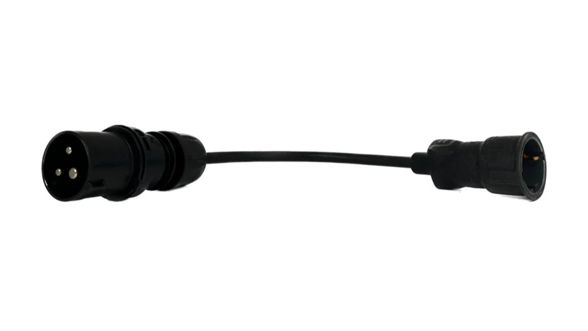 Adapter CEE 1-faset blå 16A til Schuko 230V ladeadapter - Køretøjstilbehør fra Evconnect