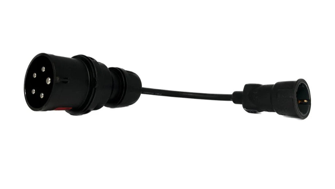Adapter CEE 3-faset 32A til Schuko 230V ladeadapter - Evconnect - Biltilbehør fra Evconnect