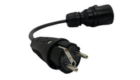 produktbillede fra forsiden viser Adapter Schuko til CEE 3-faset 16A 230/400V Mode 2 – Evconnect – Evconnect