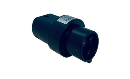sidebillede, der viser profil og design af Adapter Type 2 fast kabel til Type 1 230 V 16/32A - Evconnect - Evconnect