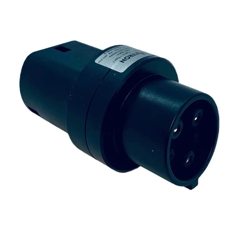 produktbillede fra forsiden viser Adapter Type 2 fast kabel til Type 1 230 V 16/32A – Evconnect – Evconnect