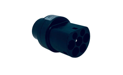 billede, der viser brug af Adapter Type 2 fast kabel til Type 1 230 V 16/32A – Evconnect – Evconnect