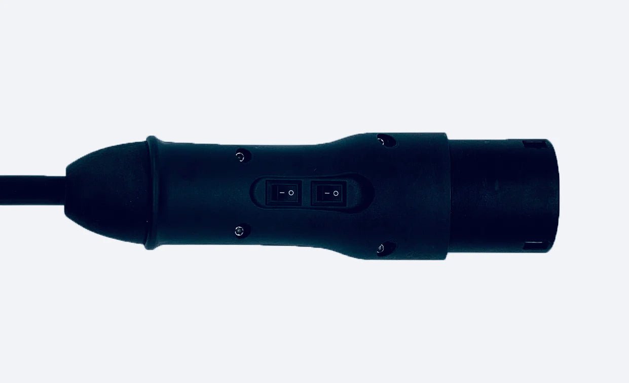 sidebillede, der viser profil og design af Adapter Type 2 til CEE 3-faset 400V 16A/32A Mode 3 - Evconnect - Evconnect