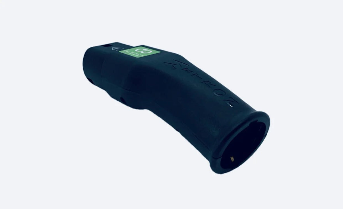 nærbillede af detaljer og materialer af Adapter Type 2 til Schuko 230 V 16A Smart Wi-Fi styret - Evconnect - Evconnect
