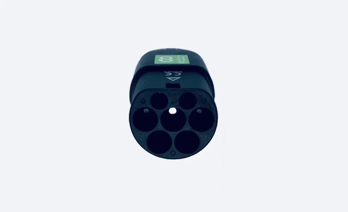 installationsvisning for Adapter Type 2 til Schuko 230 V 16A Smart Wi-Fi styret - Evconnect - Evconnect