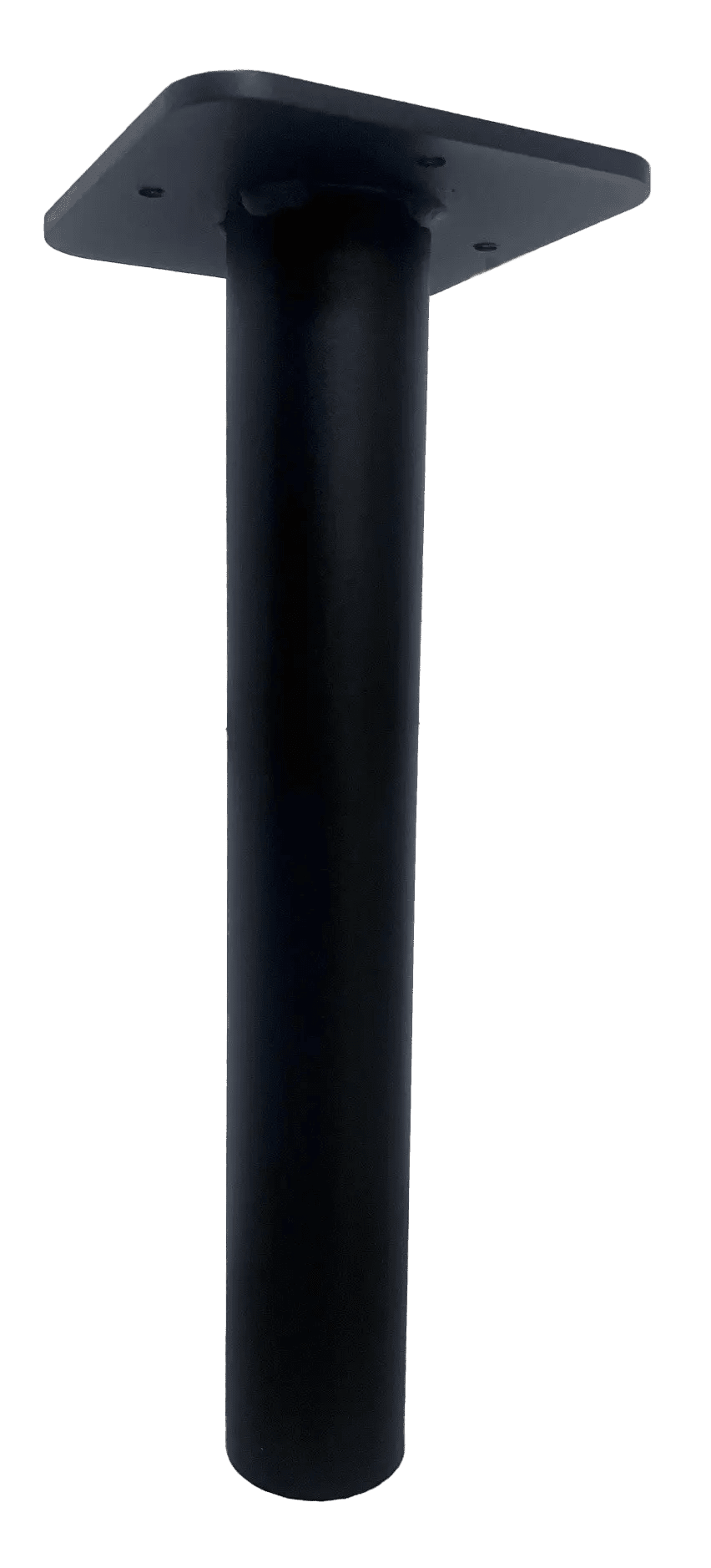 nærbillede af detaljer og materialer af Adaptermontering 60 mm rør BaseMount 140x140 til ladeboks – S-Line – S-Line