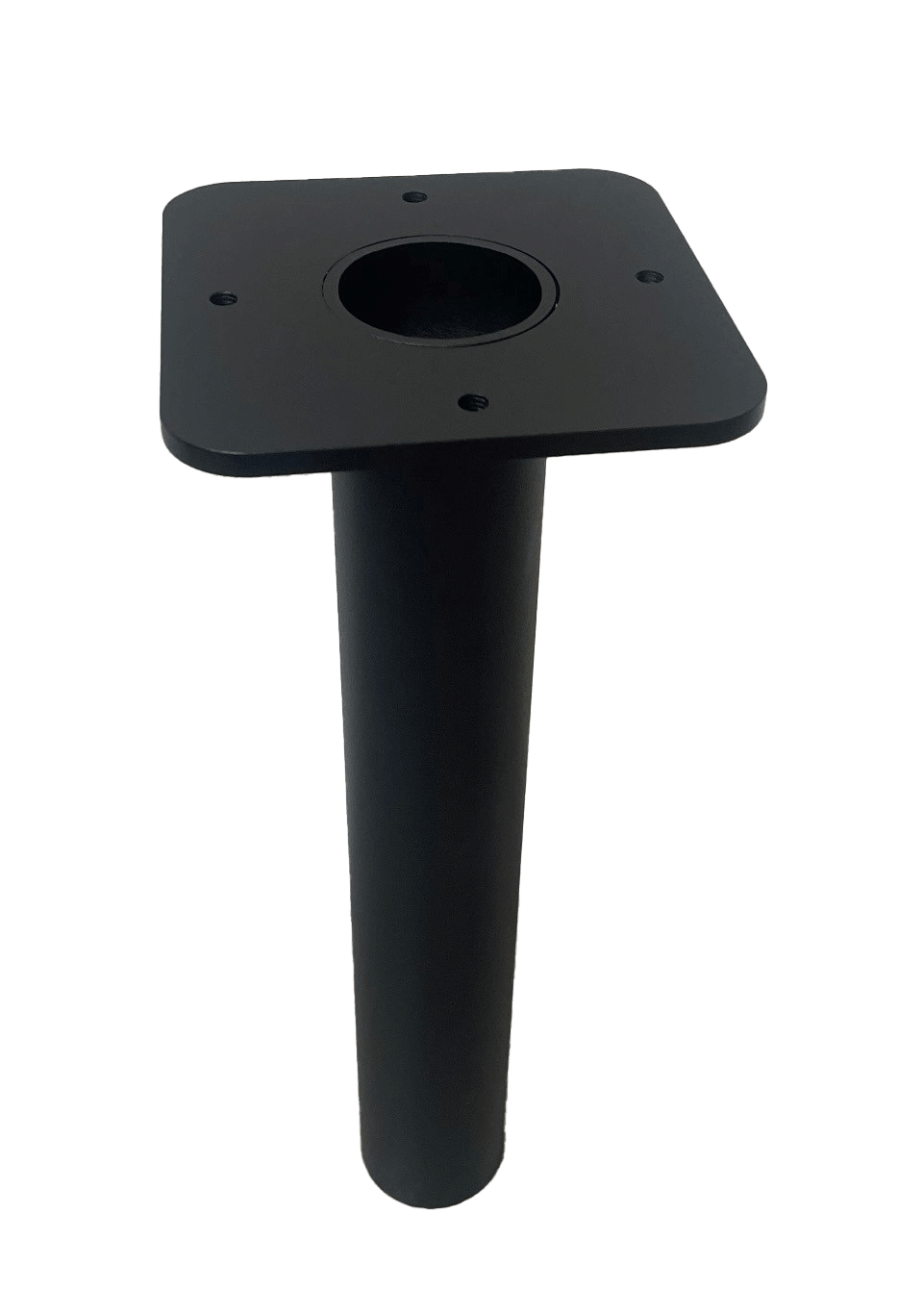 produktbild framifrån visande Adapterfäste 60 mm rör BaseMount 140x140 till laddbox – S-Line – S-Line