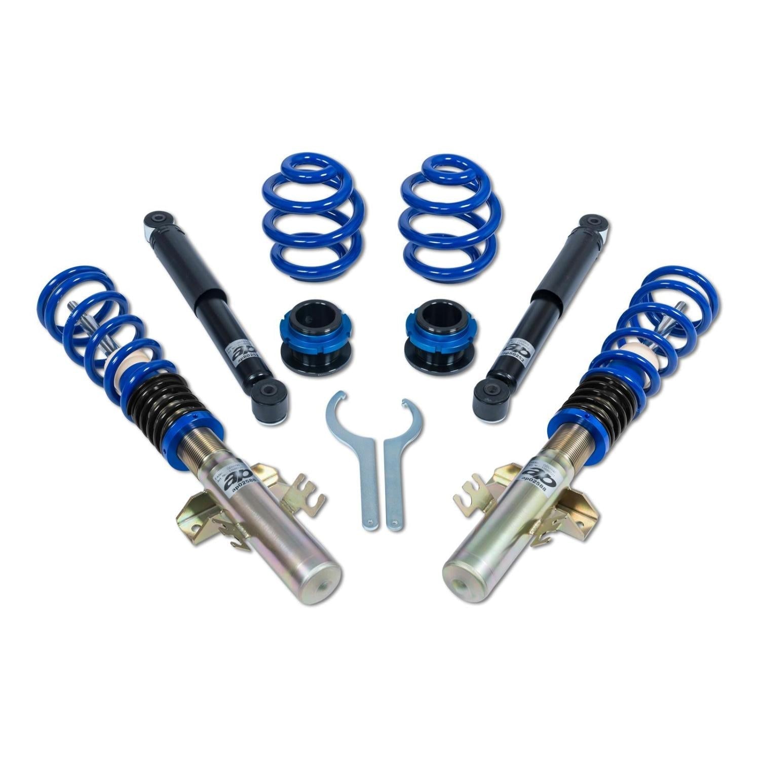 Coilovers til Seat Ibiza 6J inkl. Cupra, ST 2008– | AP - Justerbar sænkning & sportschassis - forfra produktbillede | AP