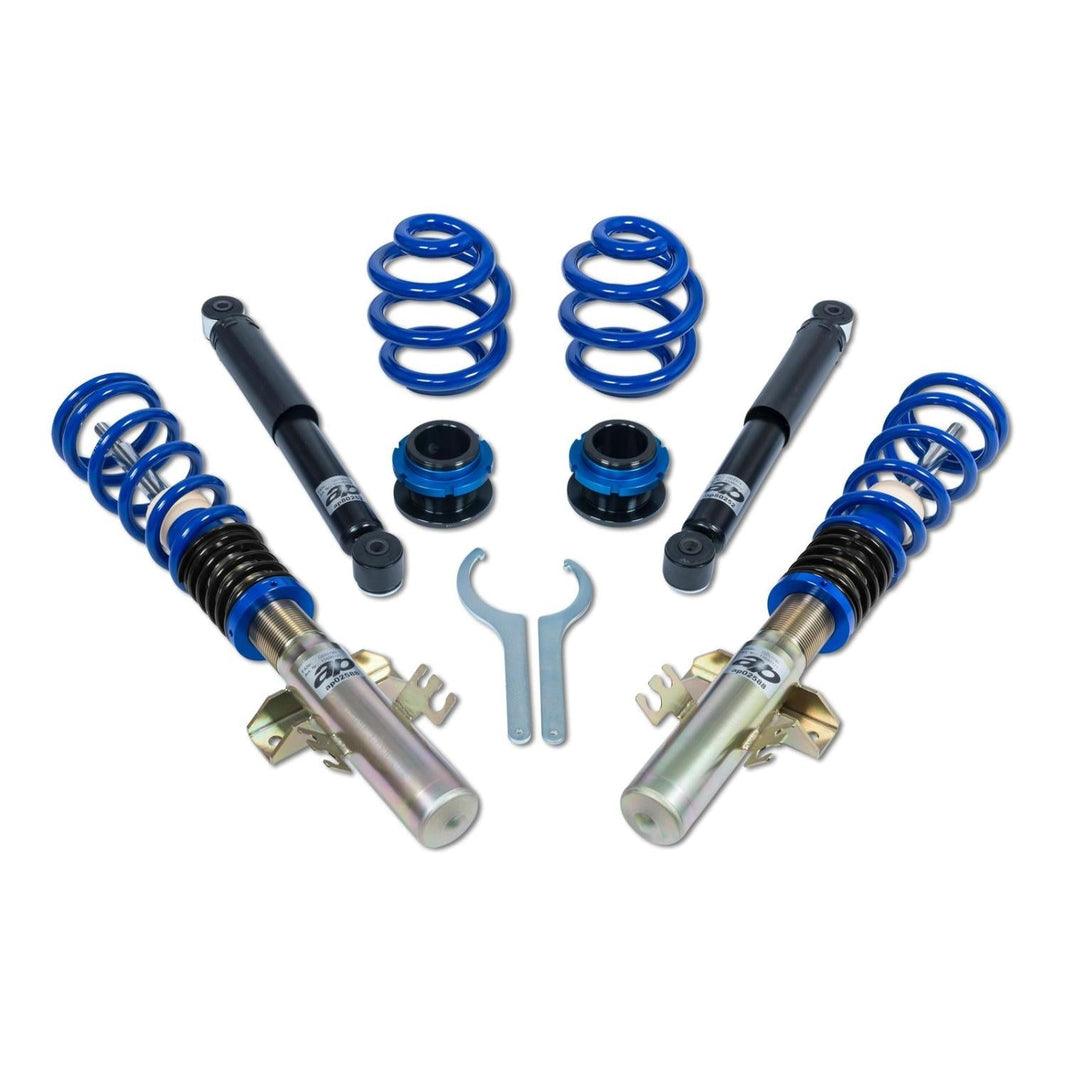 AP Coilovers Volkswagen Golf VI 2008– – Justerbar sänkning – produktbild framifrån | AP
