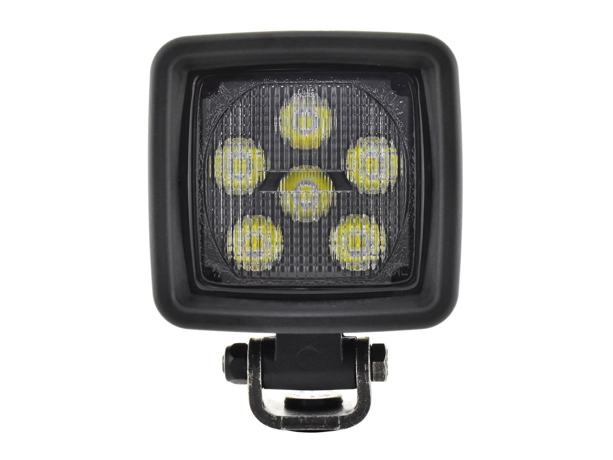 nærbillede af detaljer og materialer af Arbejdslampe ABL LED SHD 3000 FLA – Carlevel