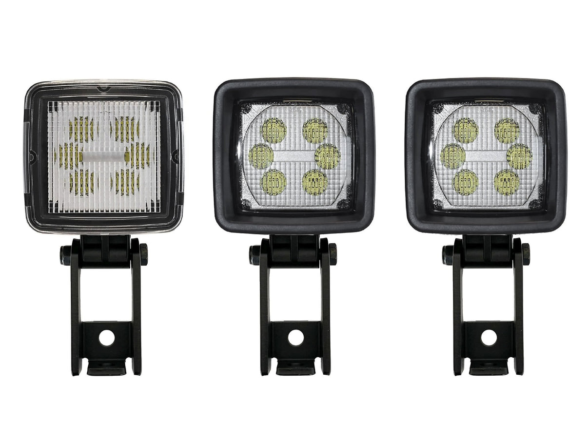 produktbillede forfra, der viser Arbejdslampe ABL SLA 2000 FL Volvo Bracket Switched Polarity – Carlevel